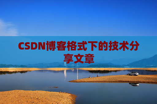CSDN博客格式下的技术分享文章