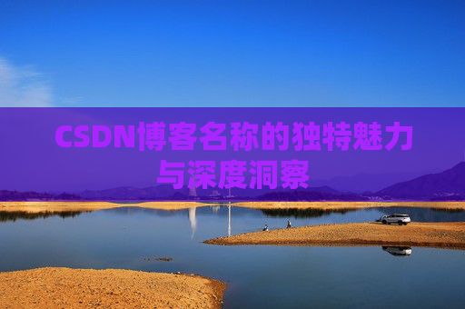CSDN博客名称的独特魅力与深度洞察